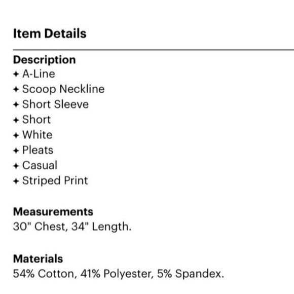 Olsenboye Sz 9 Black and White‎ Short Sleeve Dress - Picture 3 of 3